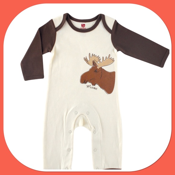 🍁New ❤️❤️❤️100% Organic Cotton Romper🍁 - Picture 2 of 2